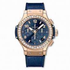 Replica Hublot Big Bang Gold Blue Diamonds 41mm 341.PX.7180.LR.1204