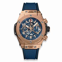 Replica Hublot Big Bang Unico King Gold Blue 45mm 411.OX.5189.RX