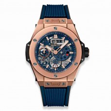 Replica Hublot Big Bang MECA-10 King Gold Blue 45mm 414.OI.5123.RX