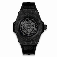 Replica Hublot Big Bang Sang Bleu All Black Pav&eacute 39mm 465.CS.1114.VR.1700.MXM18