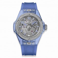 Replica Hublot Big Bang One Click Blue Sapphire Diamonds 39mm 465.JL.4802.RT.1204