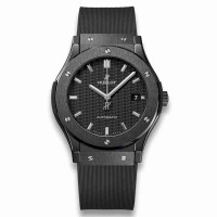 Replica Hublot Black Magic 45mm Classic Fusion Black Ceramic watches 511.CM.1771.RX