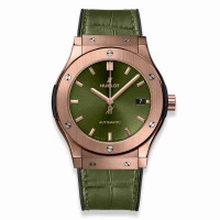 Replica Hublot Classic Fusion Green King Gold 45mm 511.OX.8980.LR