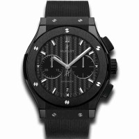 Replica Hublot Black Magic 45mm Classic Fusion Ceramic chronograph 521.CM.1771.RX