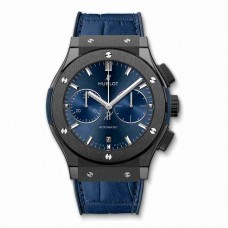 Replica Hublot Classic Fusion Ceramic Blue Chronograph 45mm 521.CM.7170.LR