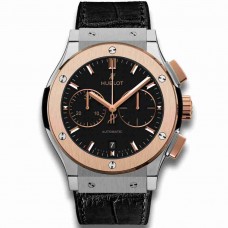 Replica Hublot Chronograph Titanium King Gold Classic Fusion watches 521.NO.1181.LR