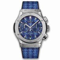 Replica Hublot Classic Fusion Chronograph Italia Independent Pieds-De-Poule Titanium 45mm 521.NX.2710.NR.ITI18