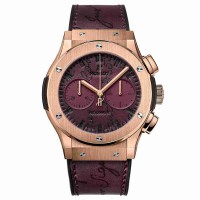 Replica Hublot Classic Fusion Chronograph Berluti Scritto Bordeaux 45mm 521.OX.O50V.VR.BER18