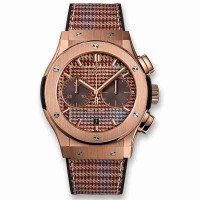 Replica Hublot Classic Fusion Chronograph Italia Independent Prince-De-Galles King Gold 45mm 521.OX.2709.NR.ITI18