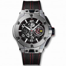 Replica Hublot Big Bang Ferrari Chronograph Unico Titanium 45mm 402.NX.0123.WR