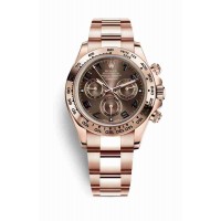 Replica Rolex Cosmograph Daytona 18ct Everose gold 116505 Chocolate Dial Watch m116505-0004