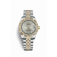 Replica Rolex Datejust 31 Yellow Rolesor Oystersteel 18 ct yellow gold 178313 Silver Dial Watch m178313-0013