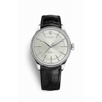 Replica Rolex Cellini Time 18 ct white gold 50509 Rhodium Dial Watch m50509-0008