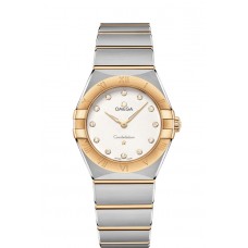 OMEGA Constellation Steel yellow gold Diamonds Watch 131.20.28.60.52.002 Replica 