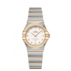 OMEGA Constellation Steel yellow gold Diamonds Watch 131.25.25.60.52.002 Replica 