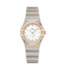 OMEGA Constellation Steel yellow gold Diamonds Watch 131.25.25.60.55.002 Replica 