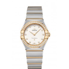 OMEGA Constellation Steel yellow gold Diamonds Watch 131.25.28.60.52.002 Replica 