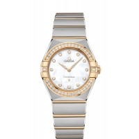 OMEGA Constellation Steel yellow gold Diamonds Watch 131.25.28.60.55.002 Replica 