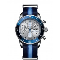 Breitling Superocean Heritage Chronograph Automatic Silver Dial Men's Watch A133131A1G1W1 Replica 