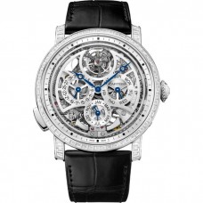 Replica Rotonde de Cartier Grande Complication Skeleton Platinum HPI00939