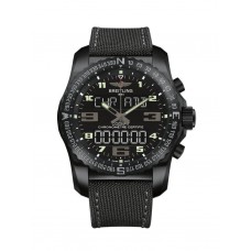 Replica Breitling Professional Cockpit B50 Black Titanium Anthracite Military Strap Men's Replica 