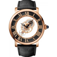 Replica Rotonde De Cartier 43.5 mm Manual Pink Gold WHRO0040