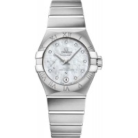 Omega Constellation Diamond Dial Women's Replica Watch 127.10.27.20.55.001