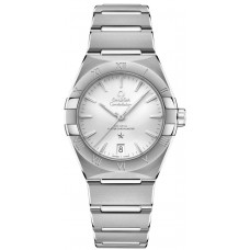 Omega Constellation Co-Axial Master Chronometer Silver Dial Stainless Steel Men's Replica Watch 131.10.36.20.02.001