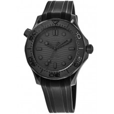 Omega Seamaster Diver 300 M Black Black Ceramic  Men's Replica Watch 210.92.44.20.01.003