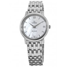 Omega De Ville Quartz 27.4mm Mother of Pearl Dial Women's Replica Watch 424.10.27.60.05.001