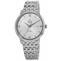 Omega De Ville Prestige Co-Axial 39.5mm Opaline-Silvery Dial Men's Replica Watch 424.10.40.20.02.003