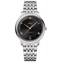 Omega De Ville Prestige Co-Axial Master Chronometer 40mm Black Dial Steel Men's Replica Watch 434.10.40.20.01.001