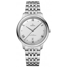 Omega De Ville Prestige Co-Axial Master Chronometer 40mm Silver Dial Steel Men's Replica Watch 434.10.40.20.02.001
