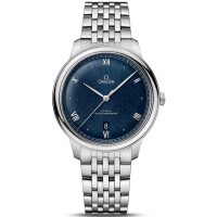 Omega De Ville Prestige Co-Axial Master Chronometer 40mm Blue Dial Steel Men's Replica Watch 434.10.40.20.03.001