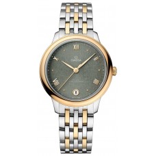 Omega De Ville Prestige Co-Axial Master Chronometer Small Seconds 41mm Green Dial Yellow Gold and Steel Women's Replica Watch 434.20.34.20.10.001