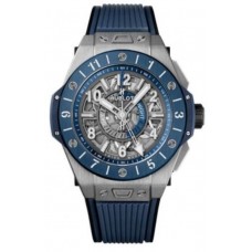 Hublot Big Bang Unico GMT Titanium Blue Men's Replica Watch 471.NL.7112.RX