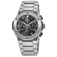 Hublot Classic Fusion Chronograph Titanium 42mm Black Dial  Men's Replica Watch 540.NX.1170.NX