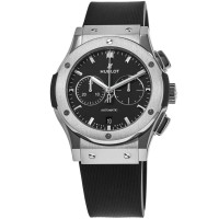 Hublot Classic Fusion Chronograph Titanium Black Dial Rubber Strap Men's Replica Watch 541.NX.1171.RX