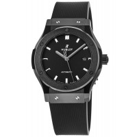 Hublot Classic Fusion Automatic Black Ceramic Rubber Strap Men's Replica Watch 542.CM.1171.RX