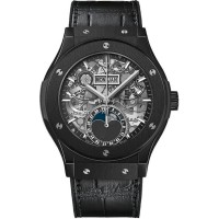 Hublot Classic Fusion Aerofusion Moonphase Black Magic Men's Replica Watch 547.CX.0170.LR