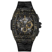 Hublot Spirit of Big Bang Chronograph Skeleton Dial Rubber Strap Men's Replica Watch 642.QX.0113.RX.TIG22