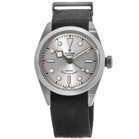 Tudor Black Bay 36 Silver Dial Fabric Strap Unisex Replica Watch 79500-0014