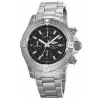 Breitling Avenger Chronograph 45 Black Dial Stainless Steel Men's Replica Watch A13317101B1A1