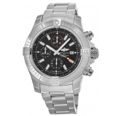 Breitling Avenger Super Avenger Chronograph 48 Black Dial Steel Men's Replica Watch A13375101B1A1