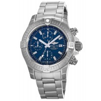 Breitling Avenger Chronograph 43 Blue Dial Stainless Steel Men's Replica Watch A13385101C1A1