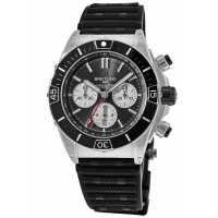Breitling Super Chronomat B01 44 Black Dial Rubber Strap Men's Replica Watch AB0136251B1S1