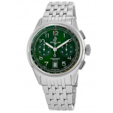 Breitling Premier B01 Chronograph 42 Green Dial Steel Men's Replica Watch AB0145371L1A1