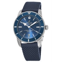 Breitling Superocean Heritage II Automatic 46 Blue Ceramic Rubber Strap Men's Replica Watch AB2020161C1S1-SD