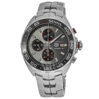 Tag Heuer Formula 1 X Senna Special Edition Anthracite Dial Steel Men's Replica Watch CAZ201D.BA0633