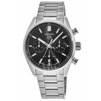 Tag Heuer Carrera Calibre Heuer 02 42mm Black Dial Steel Men's Replica Watch CBN2010.BA0642